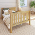 2060 XL NS : Starter Bed Full XL Basic Bed - High, Slat, Natural