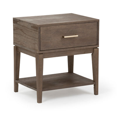 221001-151 : Nightstand Contempo Nightstand with 1 Drawer, Clay