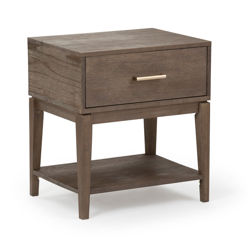 221001-151 : Nightstand Contempo Nightstand with 1 Drawer, Clay