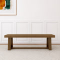 230120-197 : Dining Bench Classic Dining Bench, Pecan Wirebrush