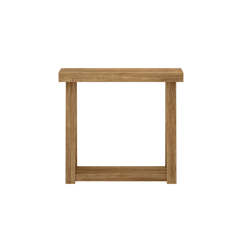 230142-007 : Console Table Classic Console Table with Shelf - 36 inches, Pecan