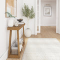 230142-007 : Console Table Classic Console Table with Shelf - 36 inches, Pecan