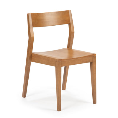 230230-007 : Dining Chair Solid Wood Dining Chair Single, Pecan