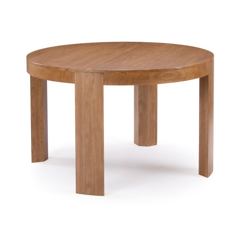2400306000-007 : Dining Table Contour Round Dining Table (47in x 47in / 1194mm x 1194mm), Pecan