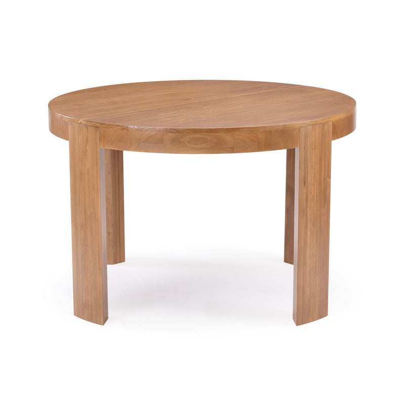 2400306000-007 : Dining Table Contour Round Dining Table (47in x 47in / 1194mm x 1194mm), Pecan