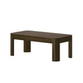2400505001-008 : Coffee Table Modern Rounded Rectangular Coffee Table (40in x 20in / 1020mm x 510mm), Walnut