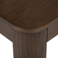 2400514000-008 : Side Table Modern Rounded Rectangular Side Table (25in x 15in / 630mm x 375mm), Walnut