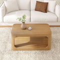 2400515000-007 : Coffee Table Forma Rectangular Coffee Table with Shelf (40in x 20in / 1020mm x 510mm), Pecan