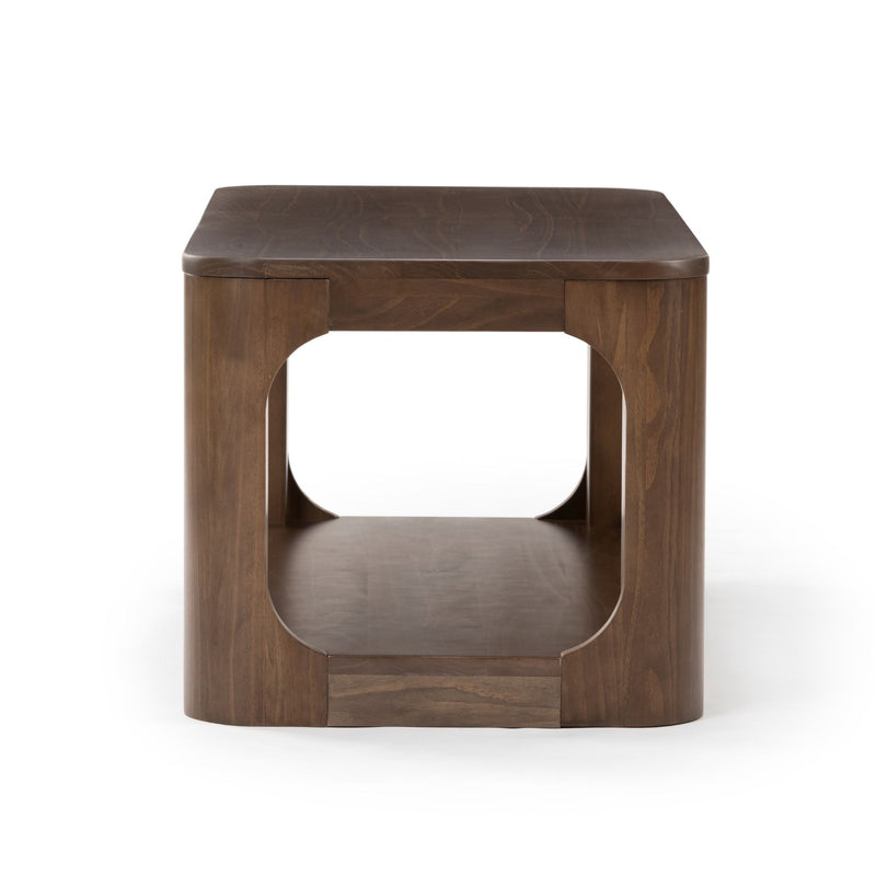 2400515000-008 : Coffee Table Forma Rectangular Coffee Table with Shelf (40in x 20in / 1020mm x 510mm), Walnut