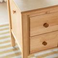 2445-001 : Desk Small 2 Drawer Desk, Natural