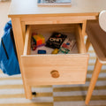 2445-001 : Desk Small 2 Drawer Desk, Natural