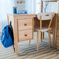 2445-001 : Desk Small 2 Drawer Desk, Natural