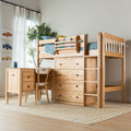 2445-001 : Desk Small 2 Drawer Desk, Natural