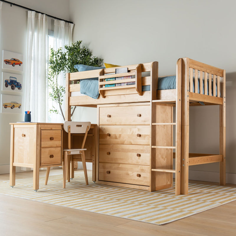 2445-001 : Desk Small 2 Drawer Desk, Natural