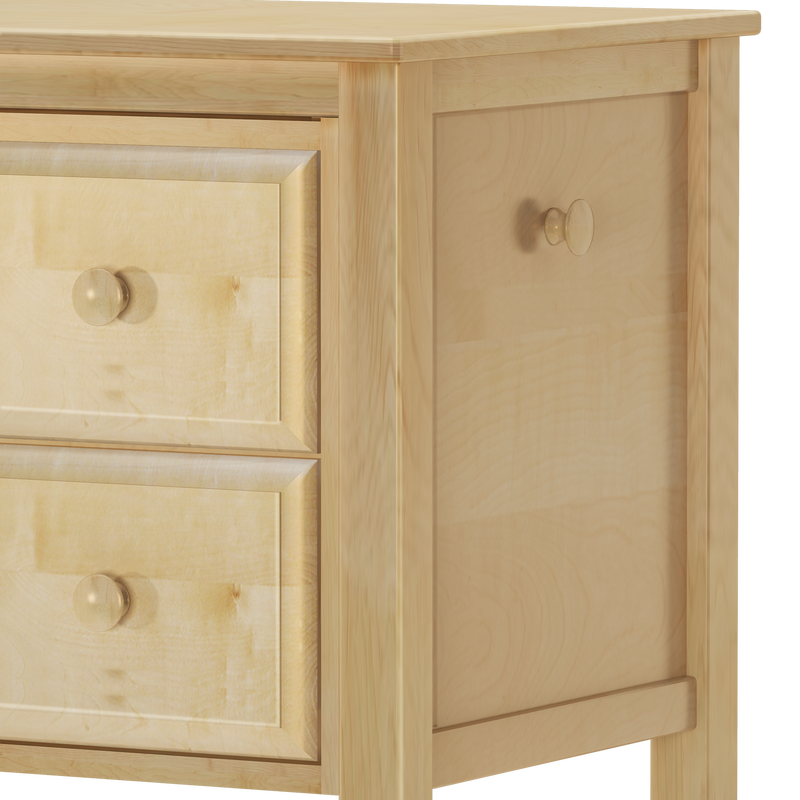 2455-001 : Desk 4 Drawer Student Desk, Natural