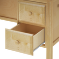 2455-001 : Desk 4 Drawer Student Desk, Natural