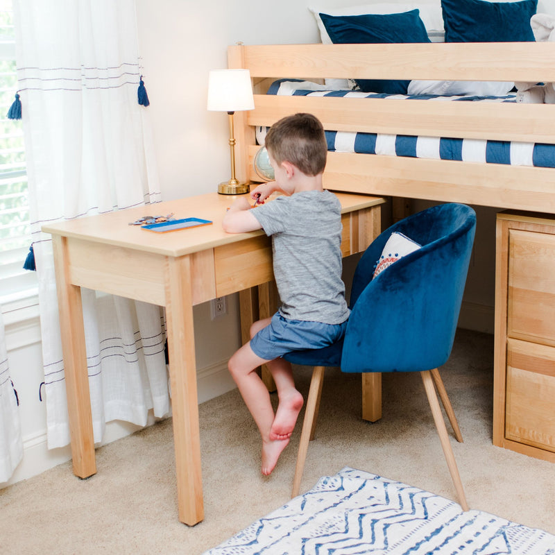 2480-001 : Desk Maxtrix Study Desk including 4 Legs, Natural