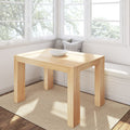 2700300000-150 : Dining Table Modern Solid Wood Dining Table - 1219mm/48in, Blonde Wirebrush