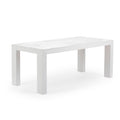 2700301000-192 : Dining Table Modern Solid Wood Dining Table, White Wirebrush