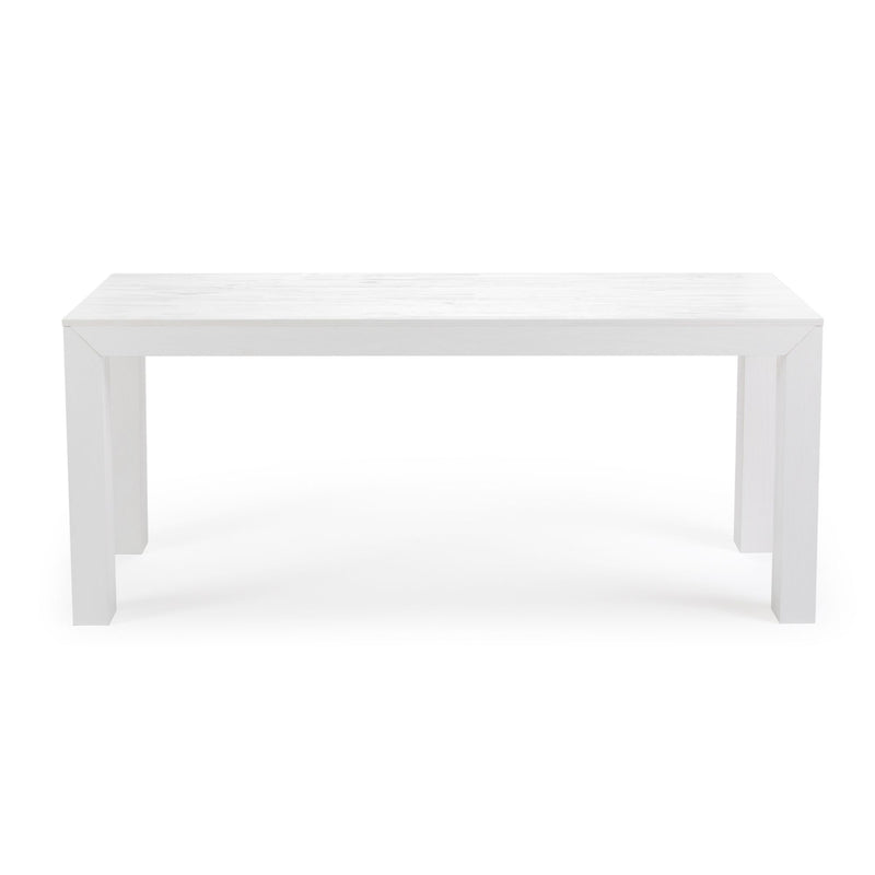 2700301000-192 : Dining Table Modern Solid Wood Dining Table, White Wirebrush