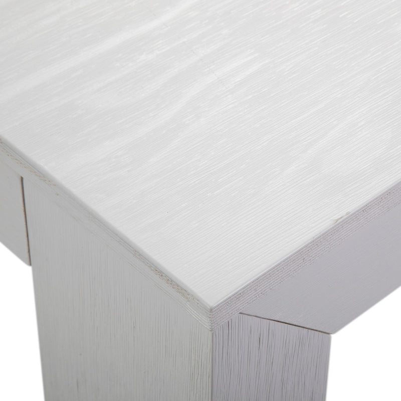 2700301000-192 : Dining Table Modern Solid Wood Dining Table, White Wirebrush