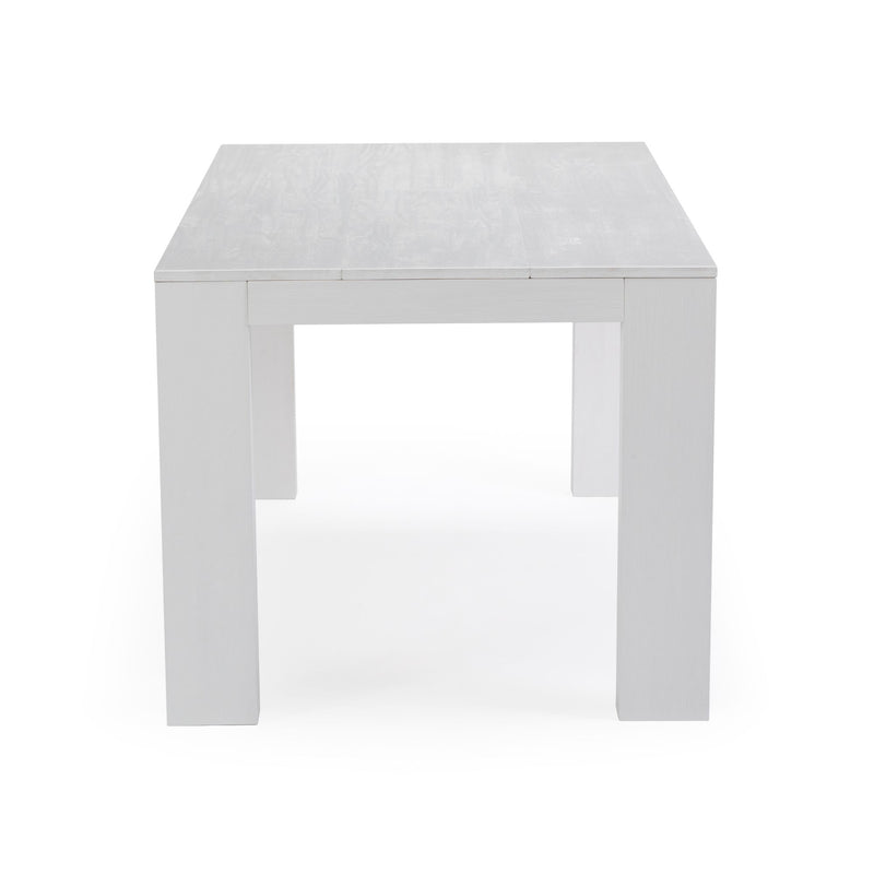 2700301000-192 : Dining Table Modern Solid Wood Dining Table, White Wirebrush