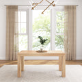 2700302000-150 : Dining Table Modern Rectangular Dining Table (60in / 1524mm), Blonde Wirebrush