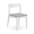 270031600218 : Dining Chair Dining Chair Frame (1 Pack), White with Slate Cushion