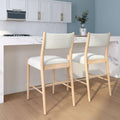 2700334000-414 : Counter Chair Brio Counter Height Stool, Blonde/Ivory