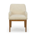 2700380200-901 : Dining Chair Ernesto Dining Chair, Pecan w/Cream Microsuede (TT247-02)