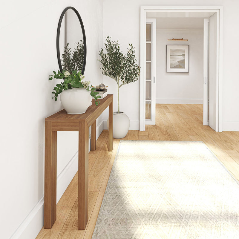 2700402000-007 : Console Table Modern Console Table (56in / 1420mm), Pecan