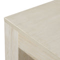 2700505001-153 : Coffee Table Modern Rectangular Coffee Table (40in x 20in / 1020mm x 510mm), White Sand Wirebrush