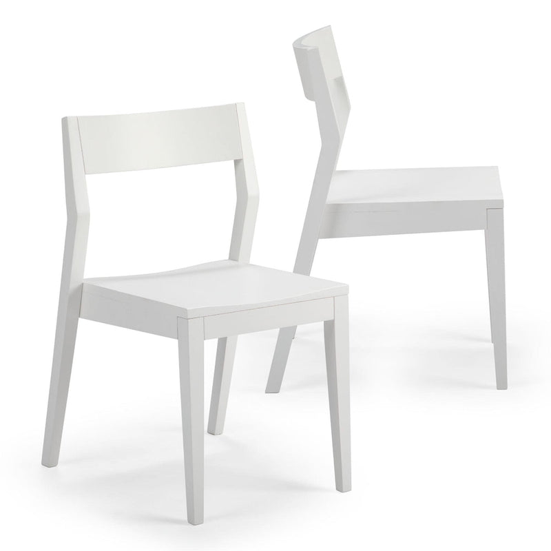 2720320000-002 : Dining Chair Modern Dining Chair (2 pack), White