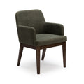 2720380200-902 : Dining Chair Ernesto Dining Chair (2 pack), Walnut w/ Moss Microsuede (TT247-08)