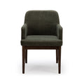 2720380200-902 : Dining Chair Ernesto Dining Chair (2 pack), Walnut w/ Moss Microsuede (TT247-08)