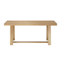 2800301000-150 : Dining Table Classic Rectangular Dining Room Table (72in / 1830mm), Blonde Wirebrush
