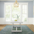 2800301000-192 : Dining Table Classic Rectangular Dining Room Table (72in / 1830mm), White Wirebrush
