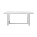 2800301000-192 : Dining Table Classic Rectangular Dining Room Table (72in / 1830mm), White Wirebrush