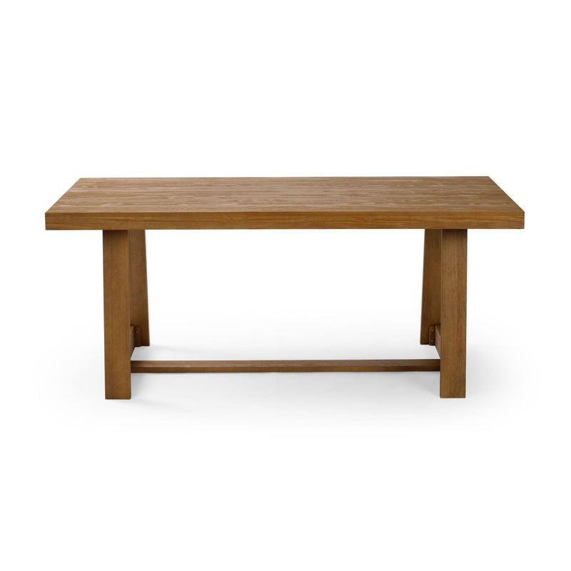 2800301000-197 : Dining Table Classic Rectangular Dining Room Table (72in / 1830mm), Pecan Wirebrush
