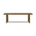 2800303000-197 : Dining Table Classic Rectangular Dining Room Table (94in / 2380mm), Pecan Wirebrush