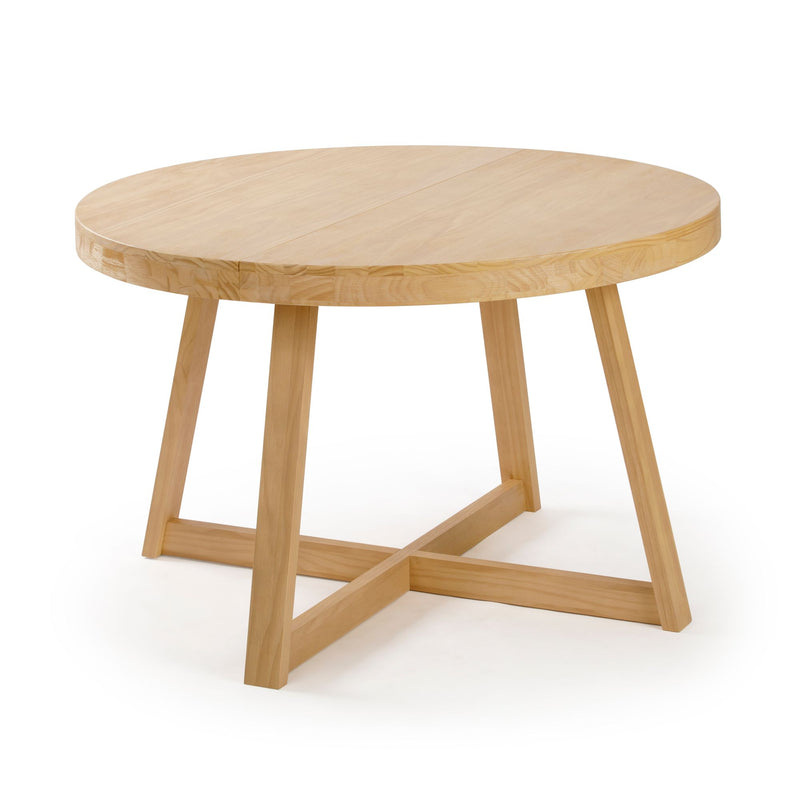 2800306000-150 : Dining Table Classic Round Dining Table (47in / 1194mm), Blonde Wirebrush