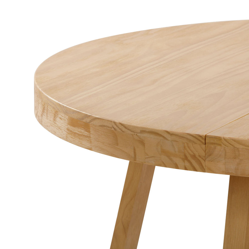 2800306000-150 : Dining Table Classic Round Dining Table (47in / 1194mm), Blonde Wirebrush