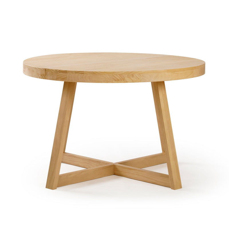 2800306000-150 : Dining Table Classic Round Dining Table (47in / 1194mm), Blonde Wirebrush