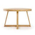2800306000-150 : Dining Table Classic Round Dining Table (47in / 1194mm), Blonde Wirebrush