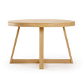 2800306000-150 : Dining Table Classic Round Dining Table (47in / 1194mm), Blonde Wirebrush