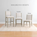 2800333000-412 : Dining Chair Sereno Dining Chair, Antique White/Ivory Cushion