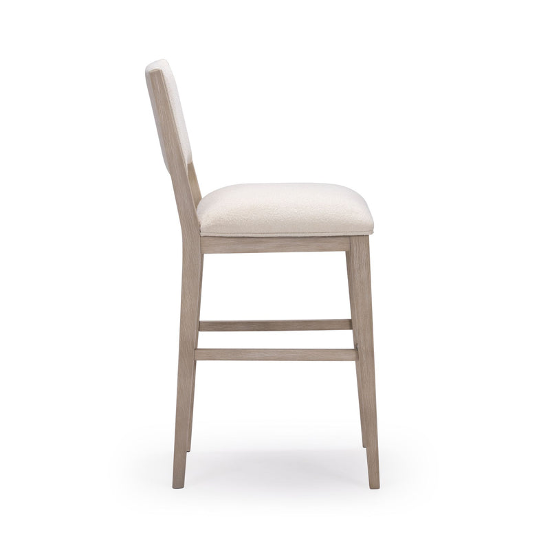 2800335000-412 : Bar Chair Sereno Stool Bar Height (30in), Antique White/Ivory Cushion