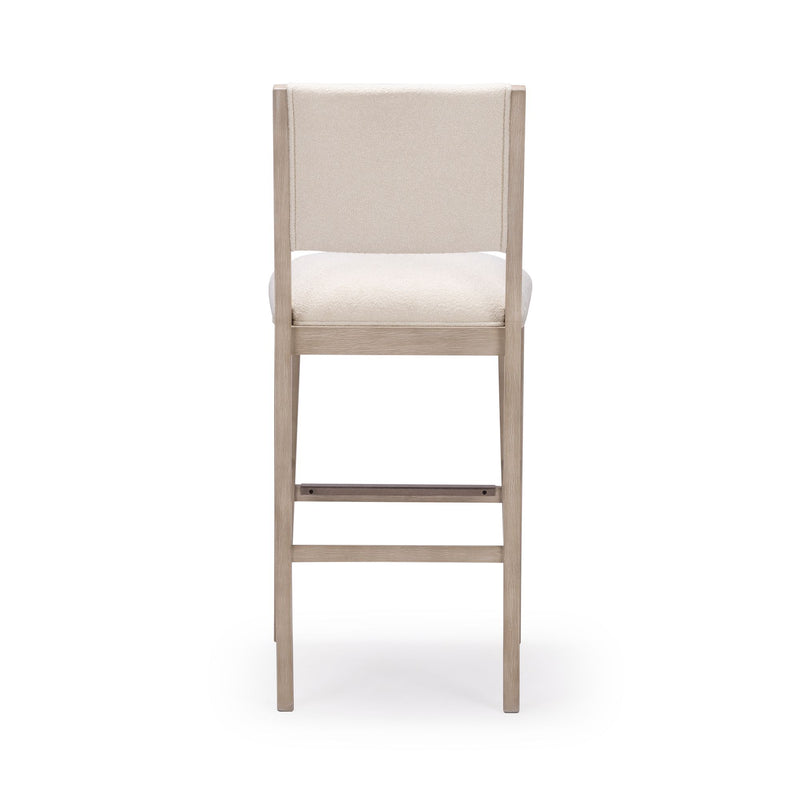 2800335000-412 : Bar Chair Sereno Stool Bar Height (30in), Antique White/Ivory Cushion