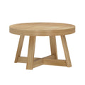 2800501000-150 : Coffee Table Classic Round Coffee Table (30in x 30in / 760mm x 760mm), Blonde Wirebrush