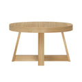 2800501000-150 : Coffee Table Classic Round Coffee Table (30in x 30in / 760mm x 760mm), Blonde Wirebrush